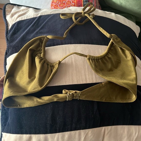 NEW Sylk swim green Maria top and Carlos string bottom medium - Picture 2 of 9